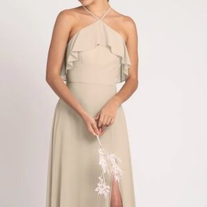 Jenny Yoo Bridesmaid Dress Jada in Sand Dune